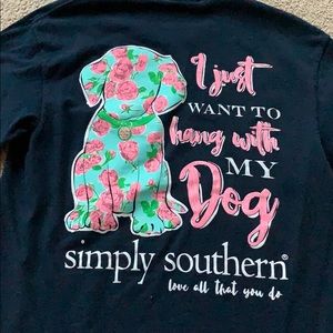 Navy blue simply southern T-shirt